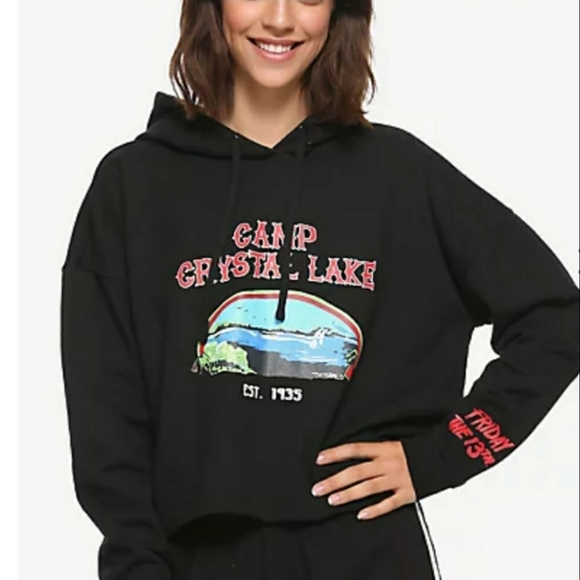Tops - ❌SOLD❌ FRIDAY THE 13TH CAMP CRYSTAL LAKE CROP